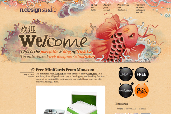 N.Design Studio website preview